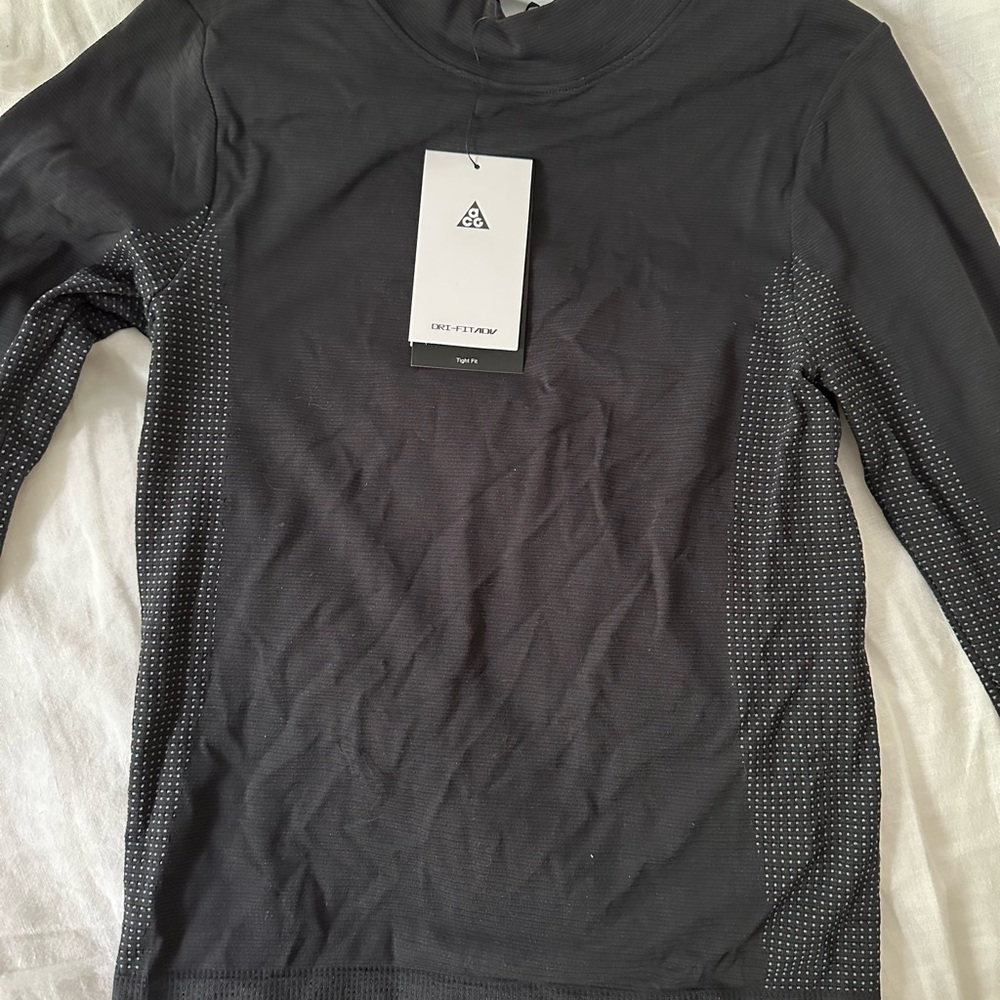 Nike Black Long Sleeve Performance Tee